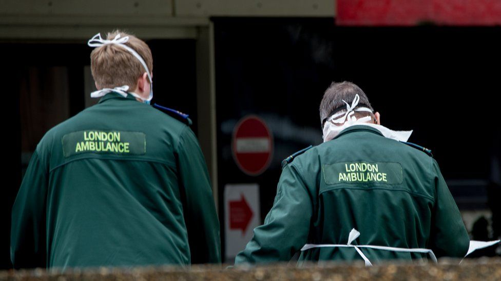London Ambulance Service paramedics