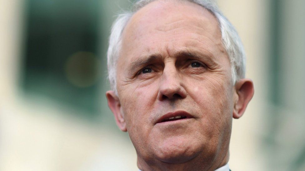 File photo: Malcolm Turnbull speaks during a press conference at Parliament House in Canberra, Australia, 14 September 2015