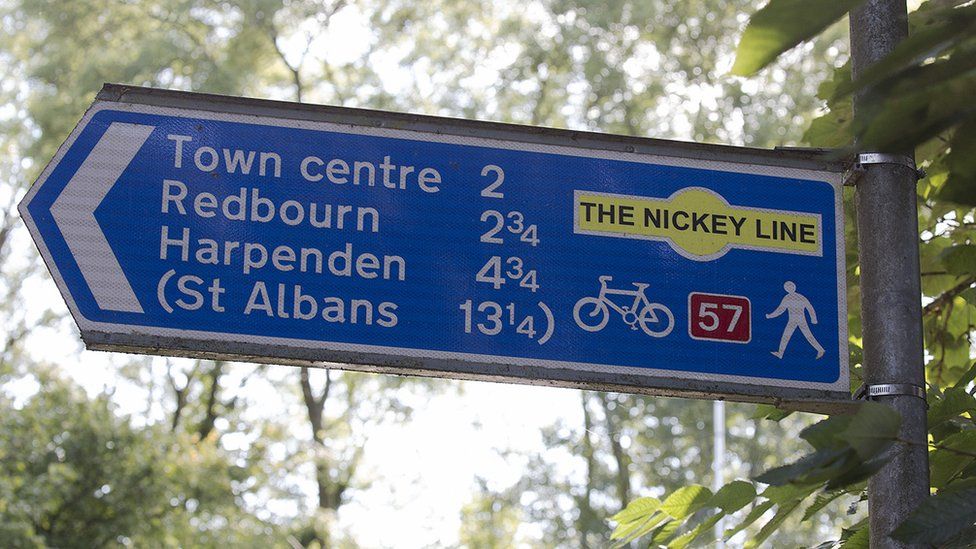 Nickey Line sign