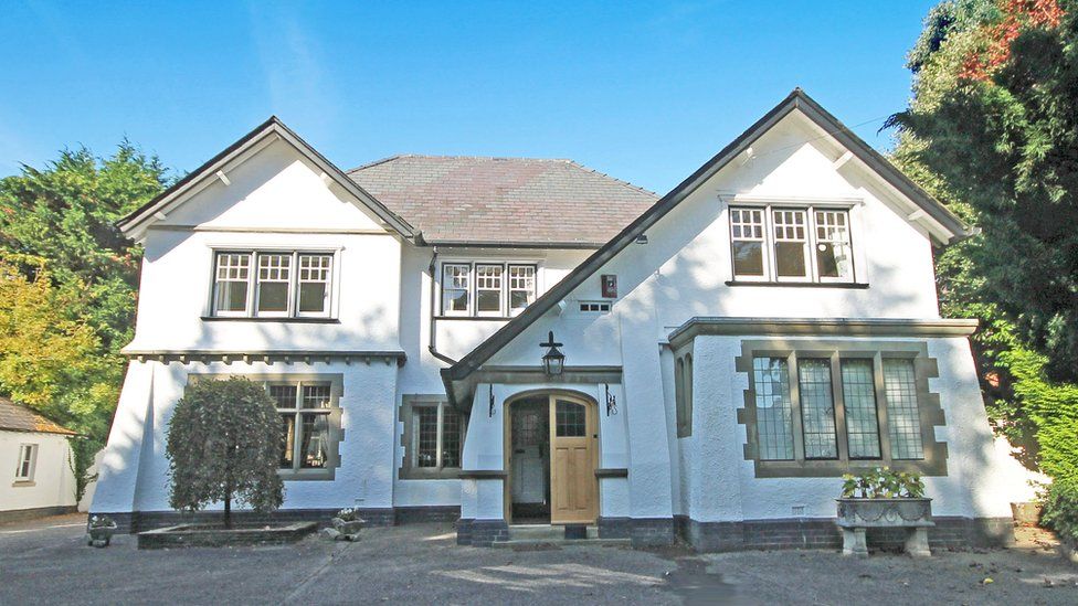 Estate agents describe the home as an 'exquisite residence'