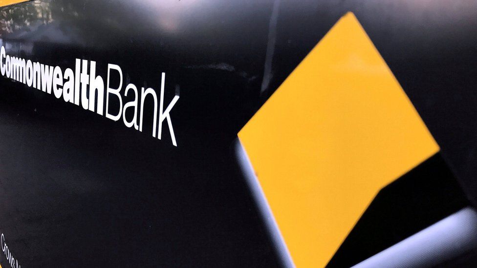 A Commonwealth Bank sign