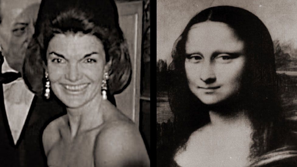 Jackie Kennedy and the Mona Lisa