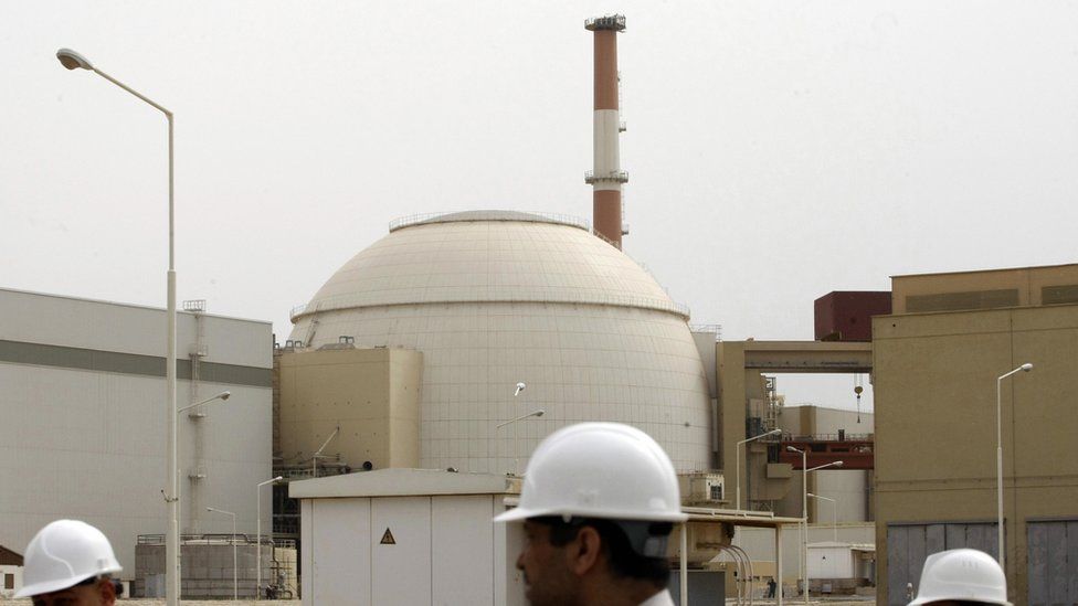 Bushehr nuclear power station in Iran