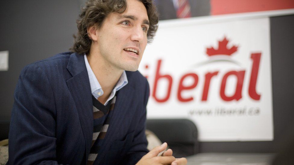 Mr Trudeau in 2008