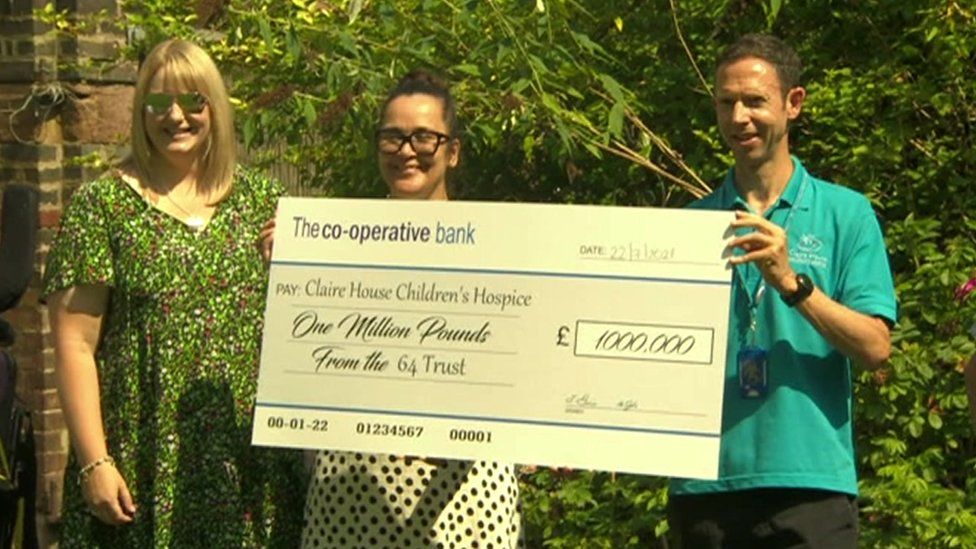 Claire House donation