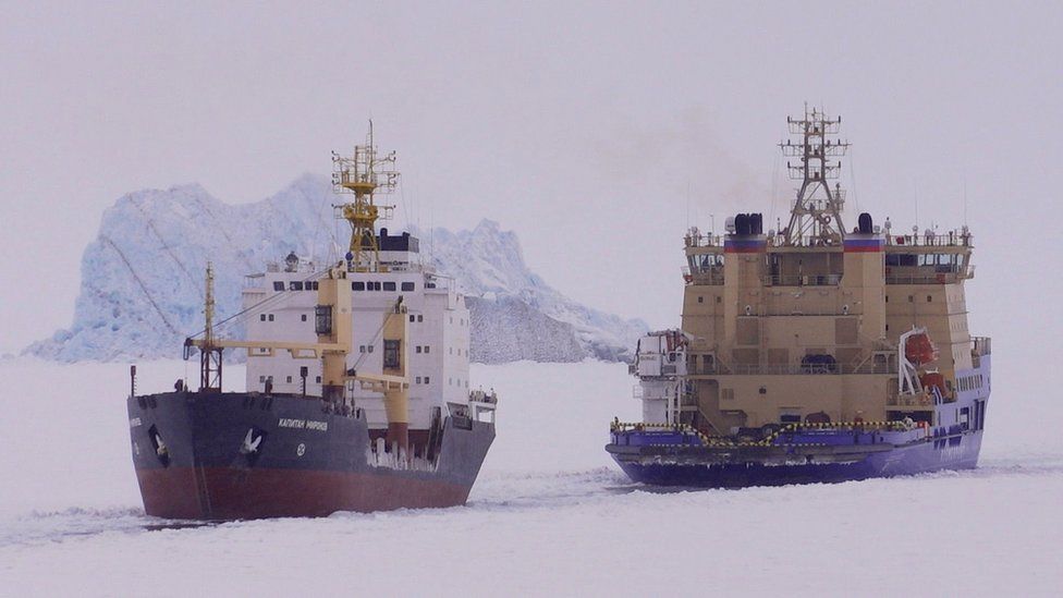 Icebreakers in Arctic