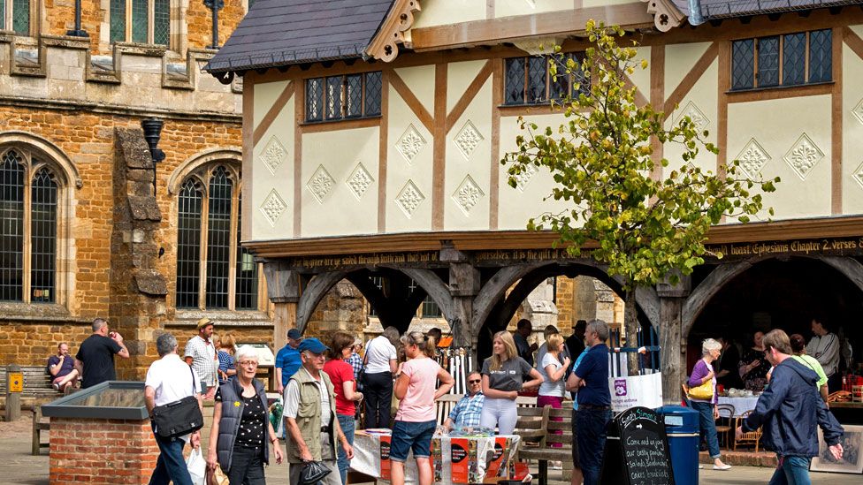 A general view of Market Harborough