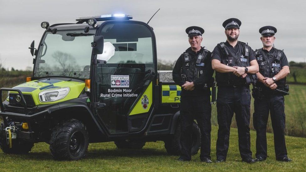 Devon and Cornwall Police's new all terrain vehicle