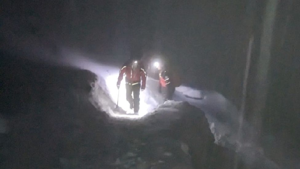 Llanberis Mountain Rescue Team's 301st incident on 4th December