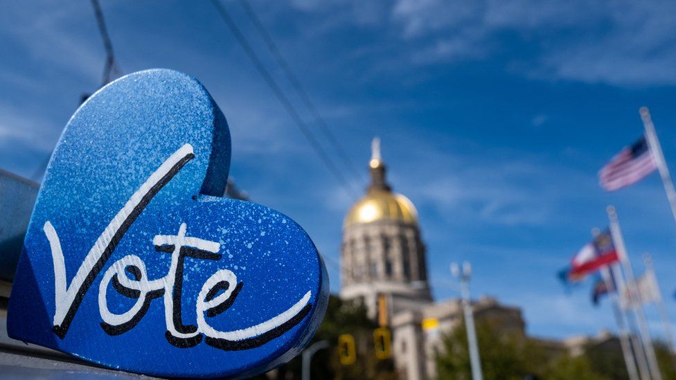 Vote sign in Atlanta