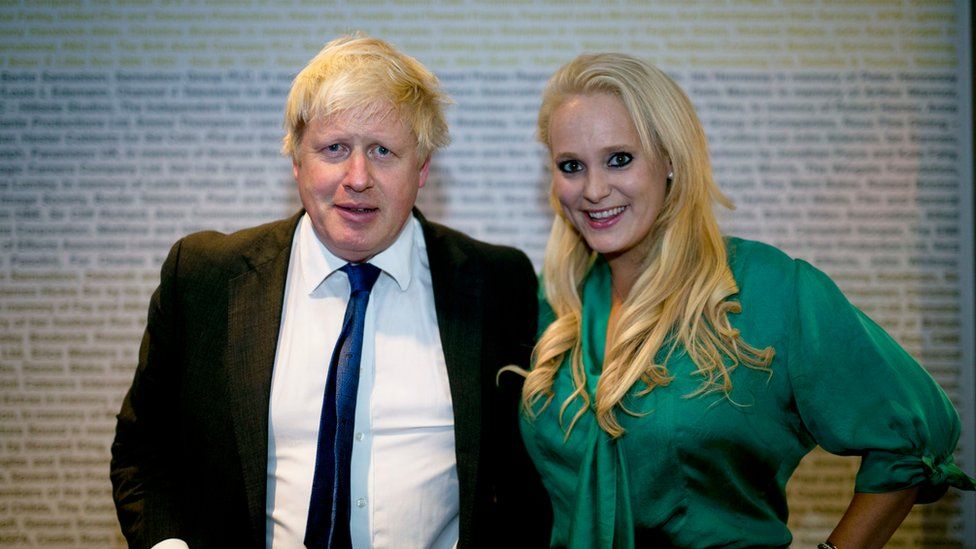 Boris Johnson and Jennifer Arcuri at an event in 2014.