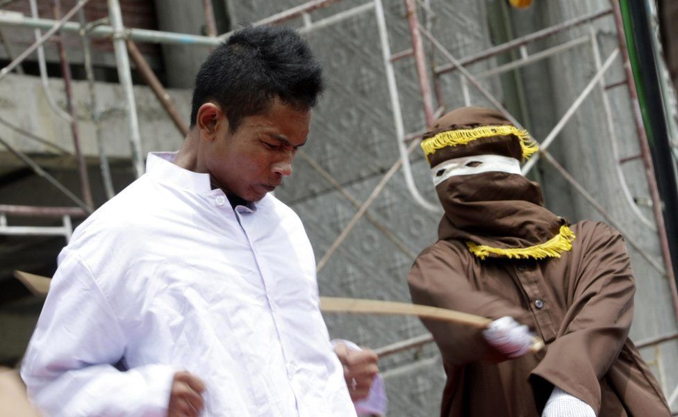 Indonesia S Aceh Introduces Strict Anti Gay Law Bbc News