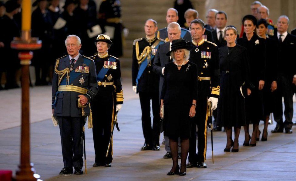 The Royal Family in Westminster Hall