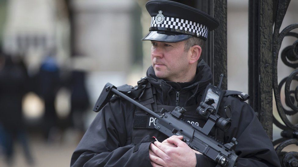 Police officer in London