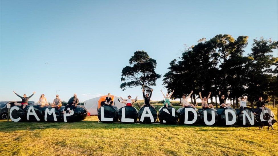 Camp Llandudno sign