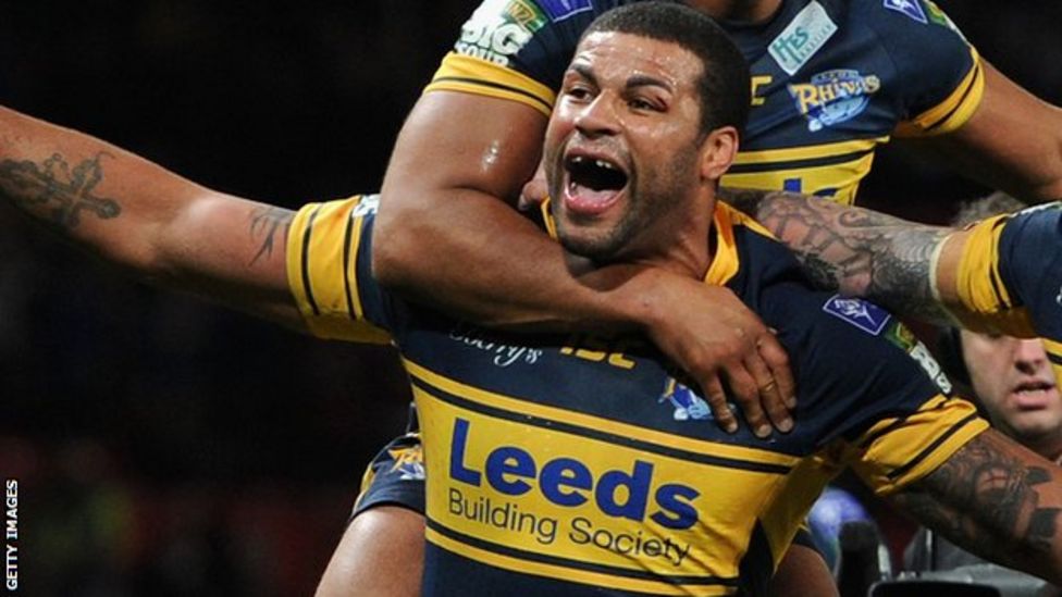Maillot De Rugby Leeds Rhinos Signé Ryan Bailey - Taille L - ISC