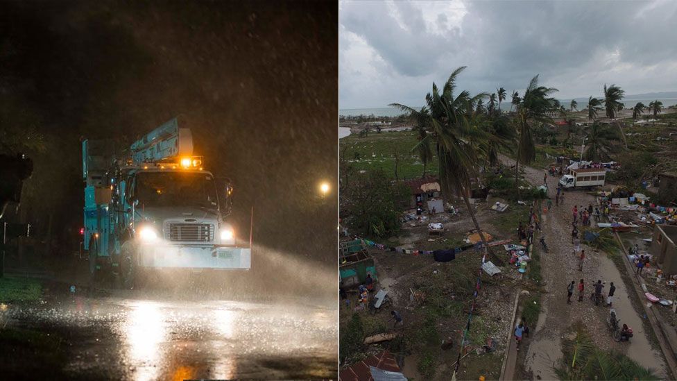 Hurricane Matthew has affected Haiti and Florida to differing degrees