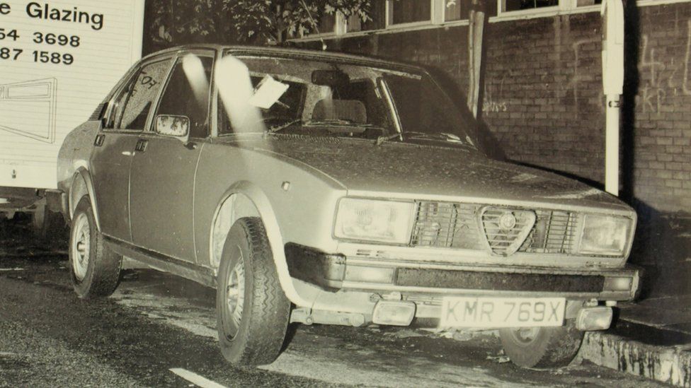 Janice Weston's car in London