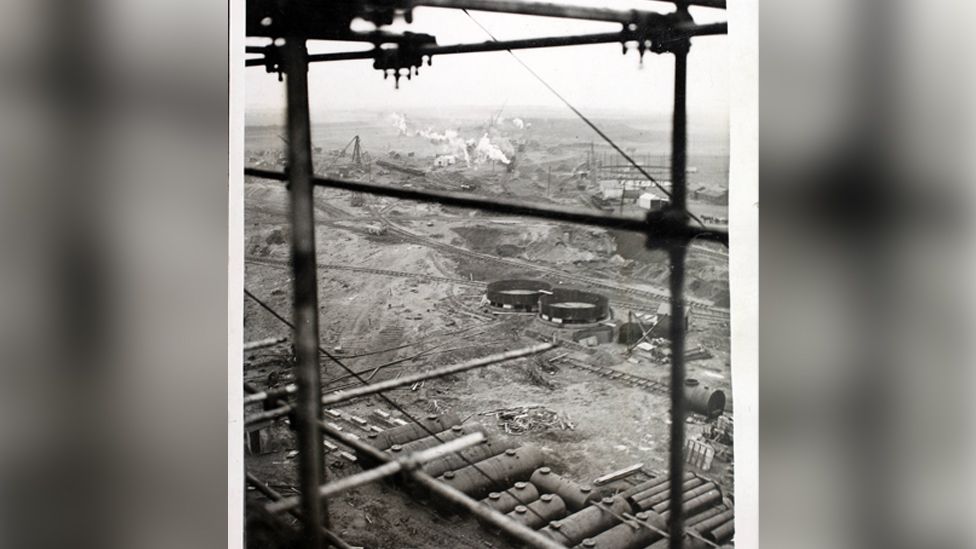 Corby steelworks being built on 15 January, 1934