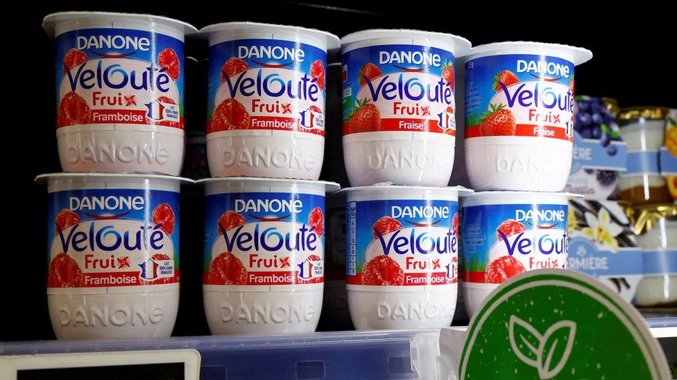 Danone yoghurts successful  Nice, France