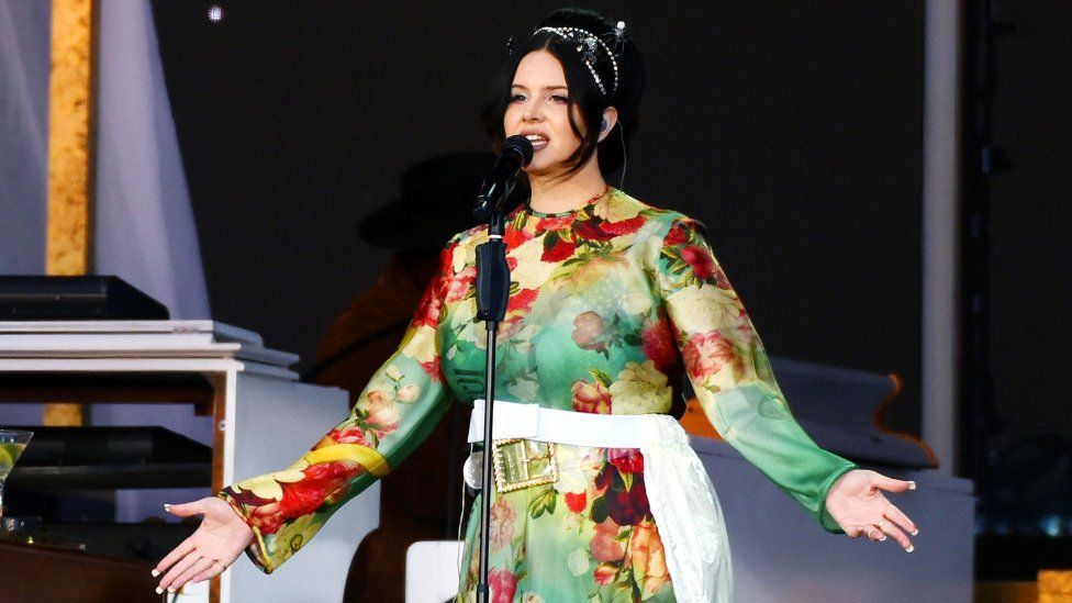 Lana Del Rey performing in July 2023