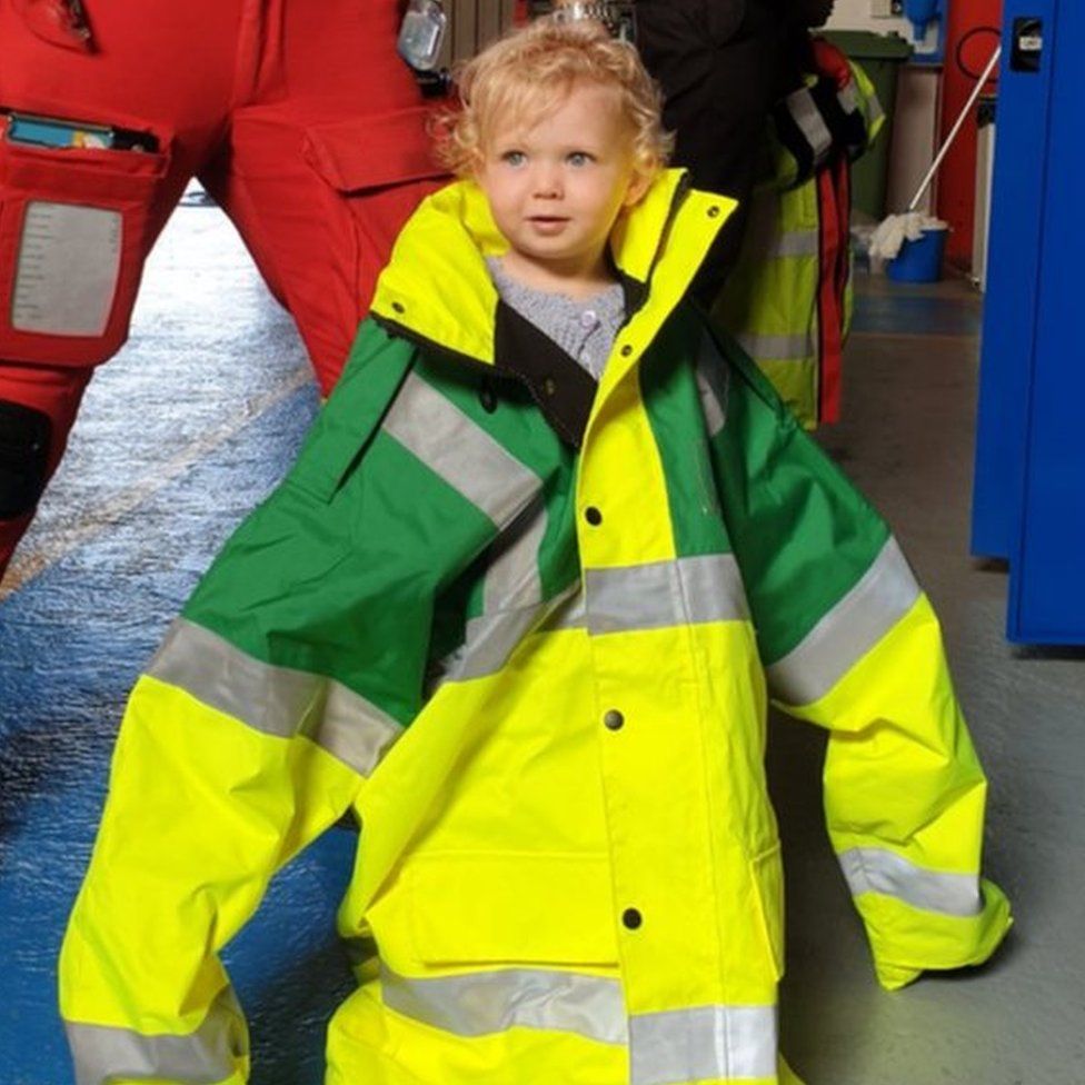 Charlotte Smith in an Essex and Herts Air Ambulance jacket