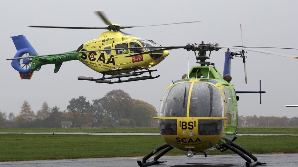 New Charity-funded Air Ambulance Unveiled - BBC News