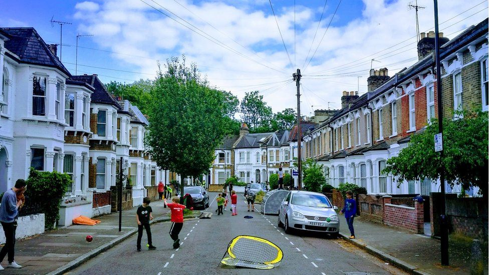 Barney Worfolk-Smith's street in Hackney, London