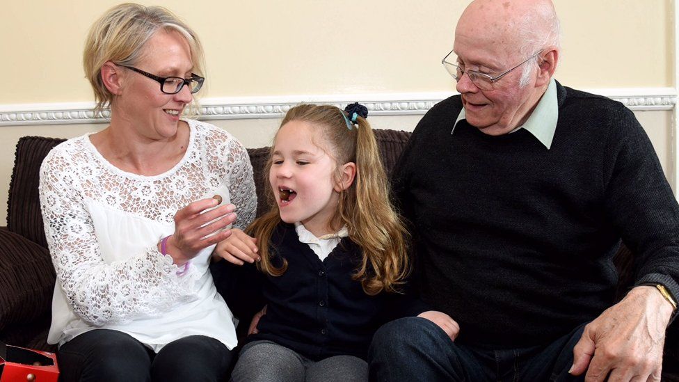 Family of Whittlesey girl with detached brain wins Lottery BBC News