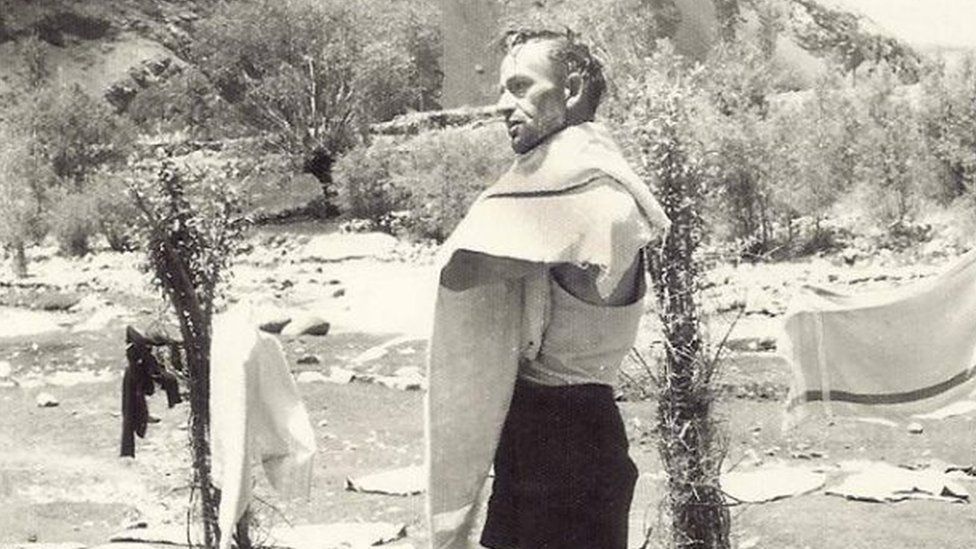Maj Langlands during a trek through northern Pakistan in the 1960s