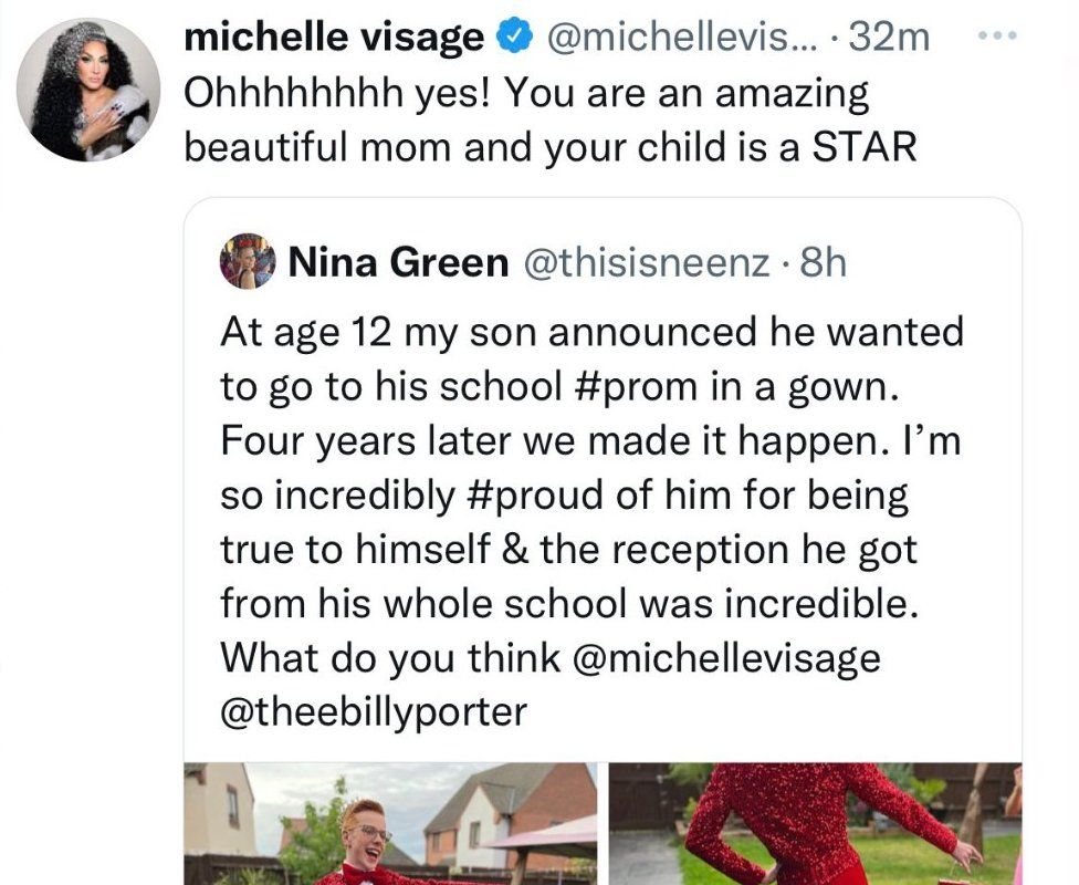 Michelle Visage retweet: "Oooooh yes! You are an amazing beautiful mom and your child is a STAR