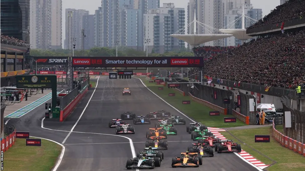 Thrilling Victory: Max Verstappen Claims Sprint Race Triumph at Chinese Grand Prix 2024, Outpaces Lewis Hamilton.