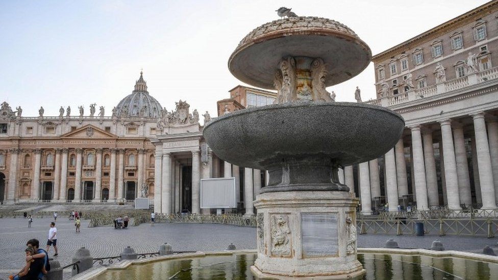 Fountains in the Vatican