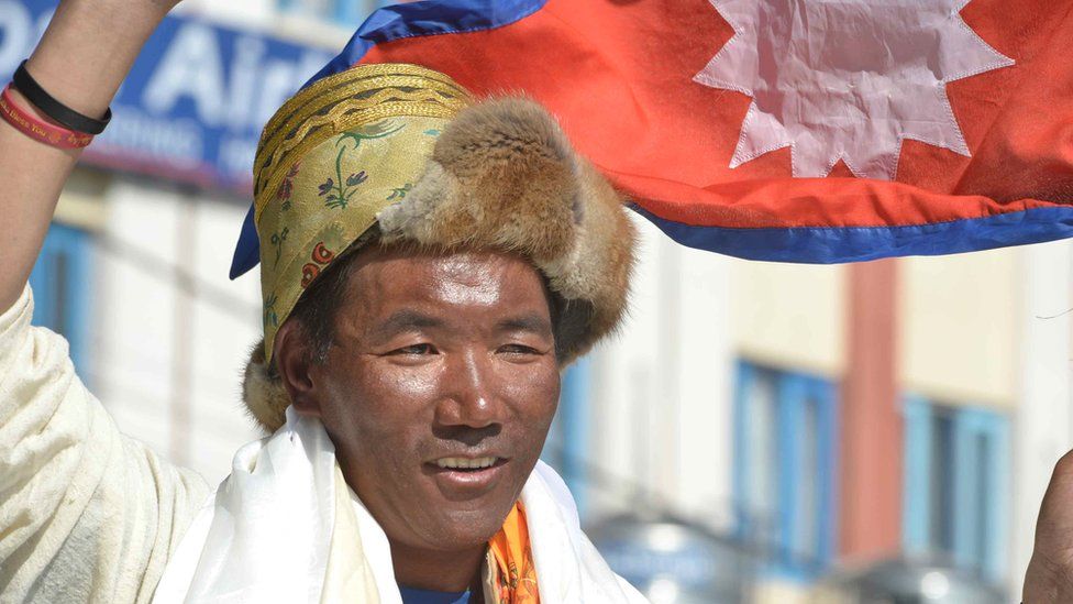 Kami Rita returns home after his 24th summit in 25 years