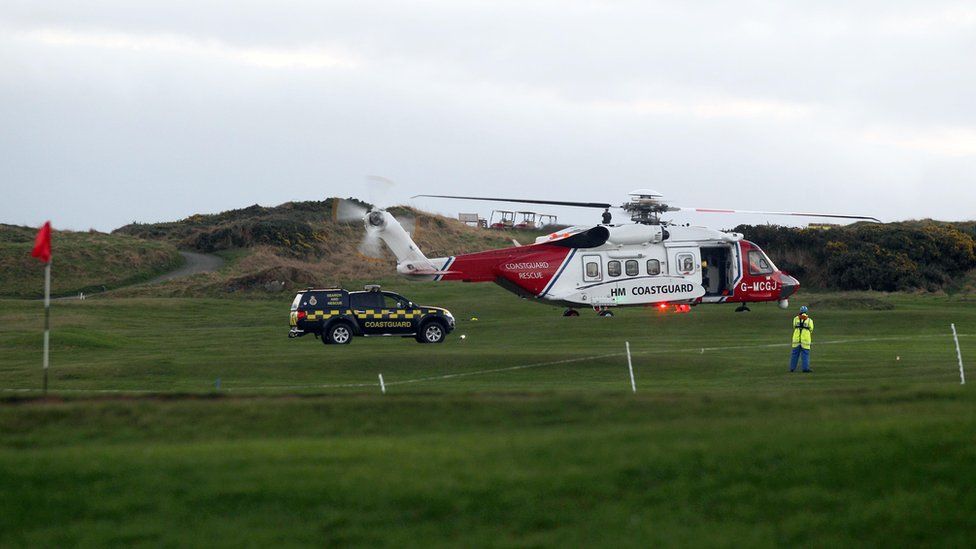 Ardglass: Man Airlifted To Hospital After Falling On Rocks - BBC News