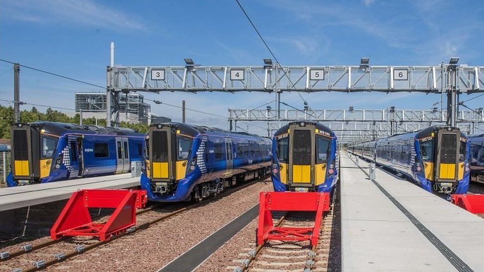 First New Scotrail Train Back On Track After Fault Fixed Bbc News