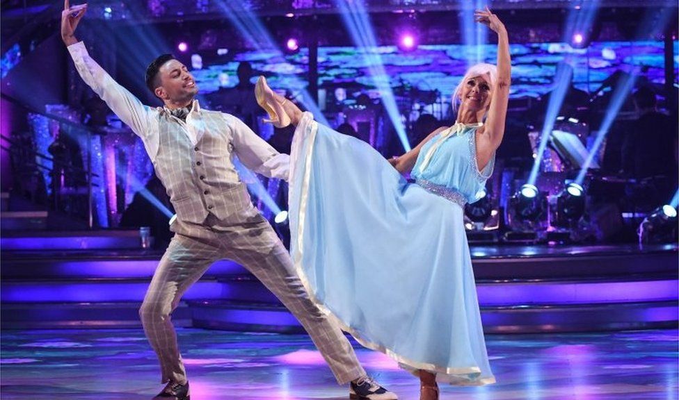 Debbie McGee and her dance partner Giovanni Pernice