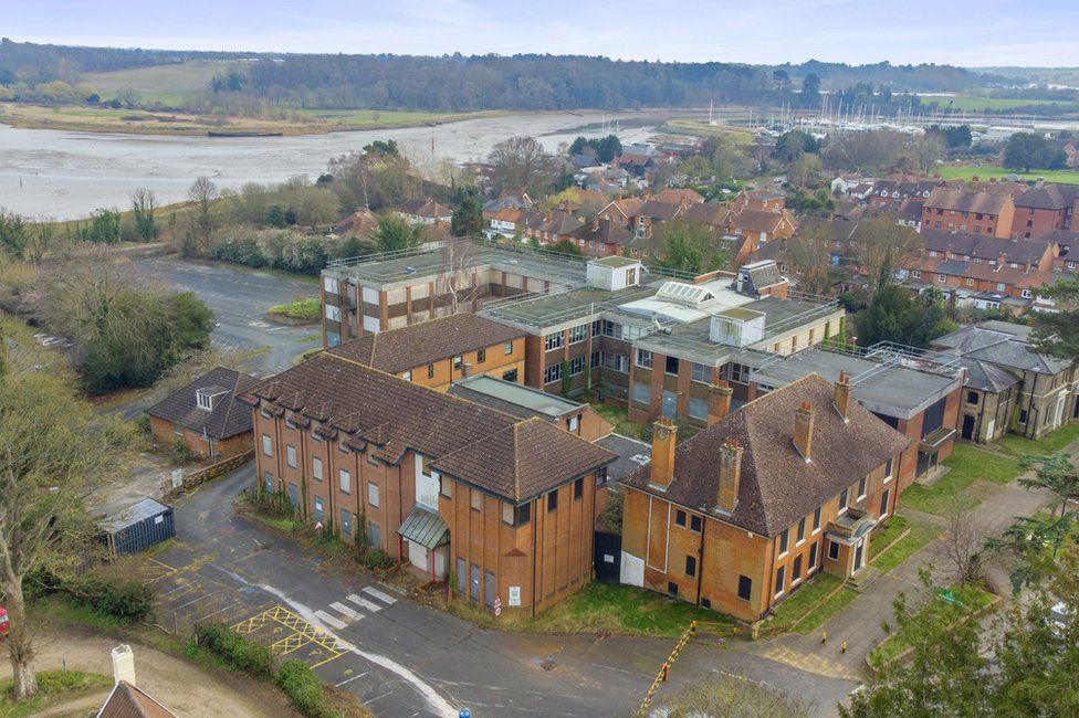 The former council offices on Melton Hill, Woodbridge