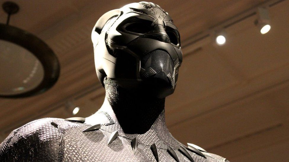 A costumes from the Power of Stories exhibition worn by Chadwick Boseman