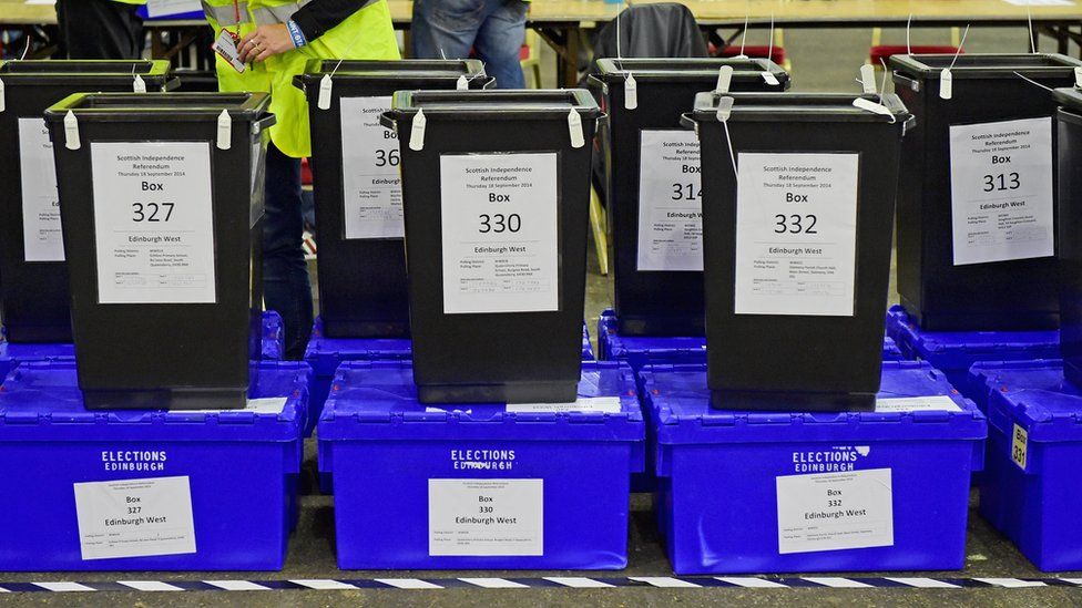 2014 ballot boxes