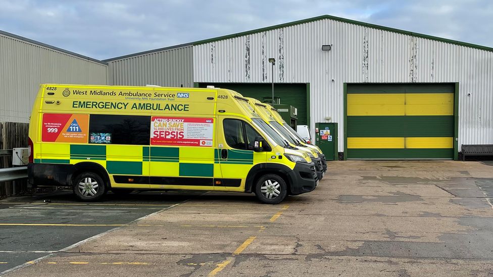 Ambulance hub in Shrewsbury