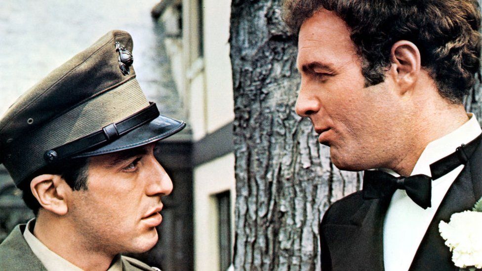 Caan (right) starred alongside Al Pacino in The Godfather