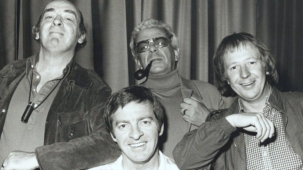 John Junkin, Denis King, Barry Cryer & Tim Brooke-Taylor in Hello Cheeky