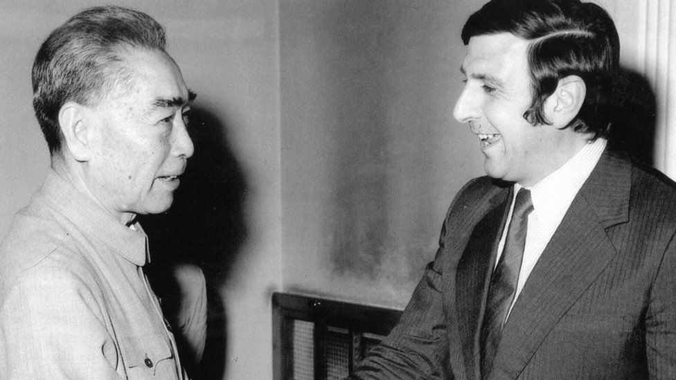 Theodore Fitzgerald meeting Zhou Enlai in 1973
