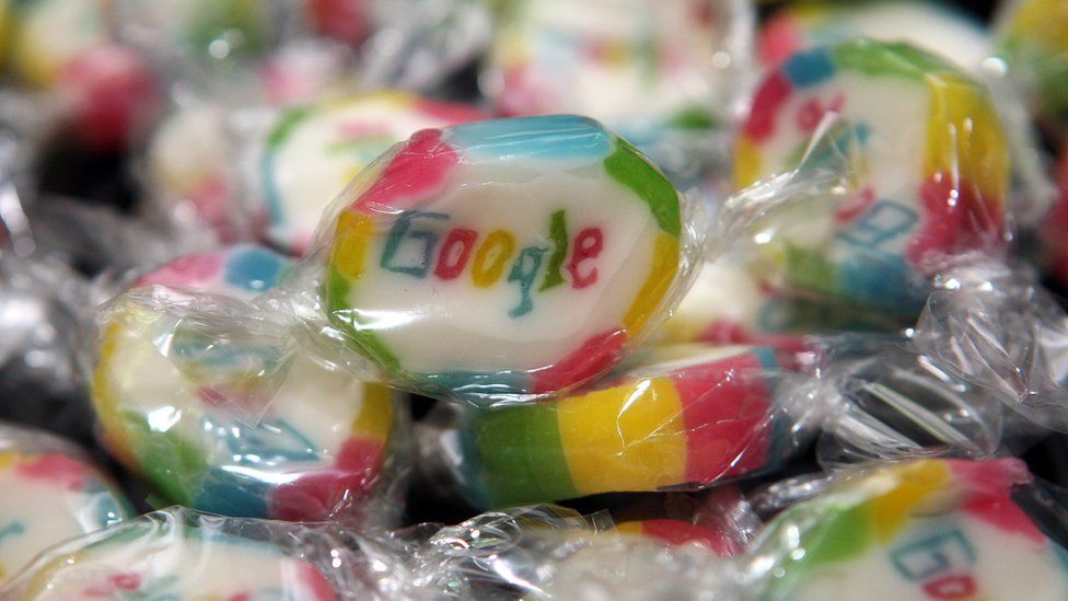 Google logo sweets