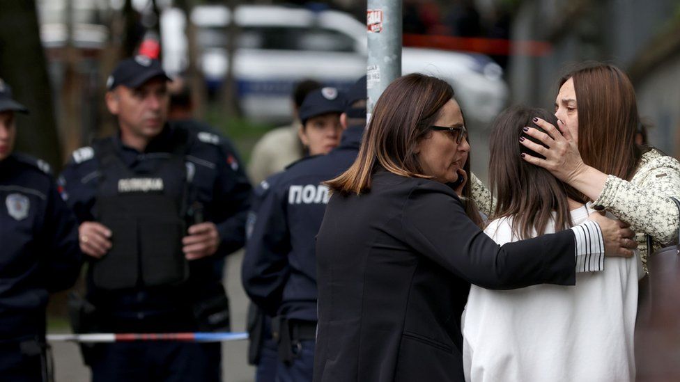 Teenage boy 'wrote a list of targets' before killing nine in Belgrade school  shooting