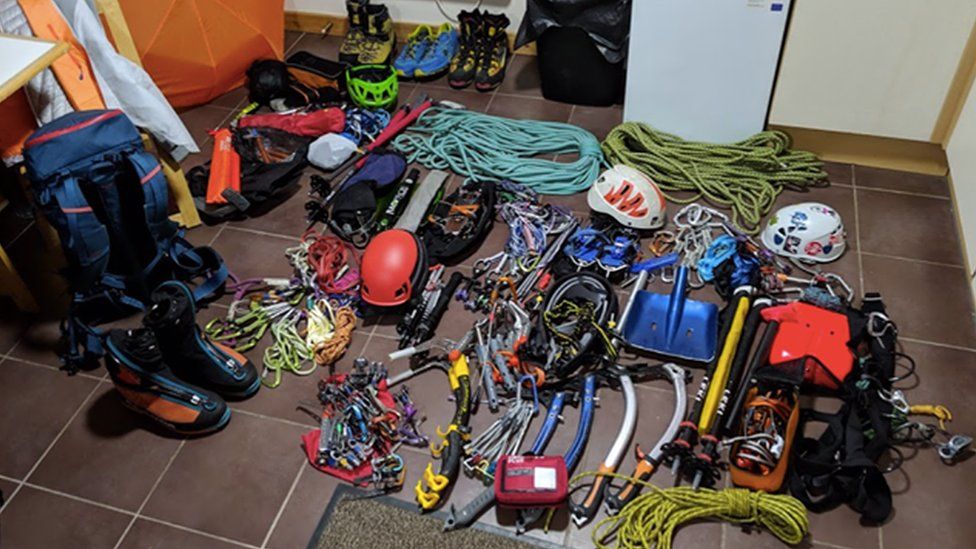 Climbers' gear