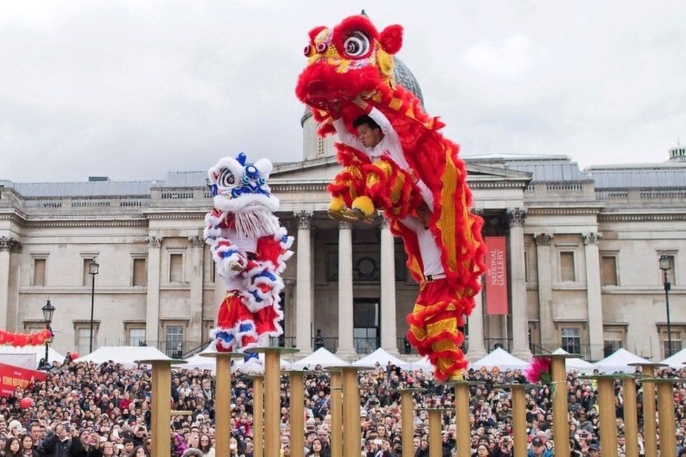 London Year of the Dog at Chinese New Year BBC News
