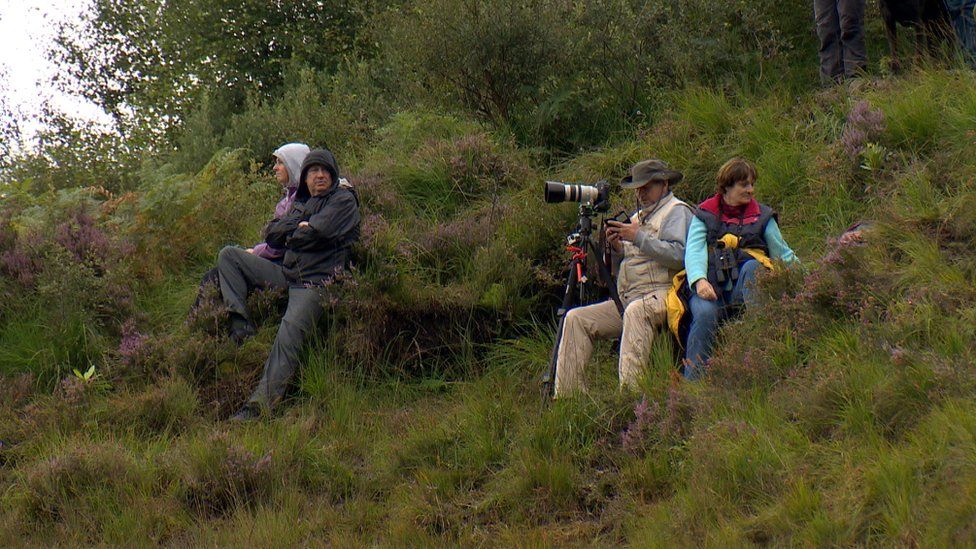 Harry Potter fans at Glenfinnan