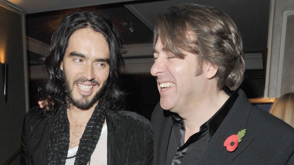 Russell Brand and Jonathan Ross attend the Music Industry Trusts' Awards at The Grosvenor House Hotel on November 2, 2009 in London